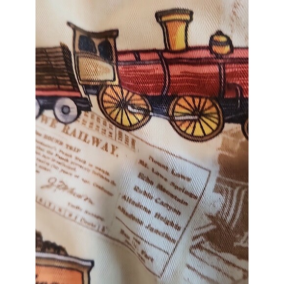 DAVID CAREY Shirt Mens Large California‎ Train Railway Sunset Limited Special - Picture 7 of 13